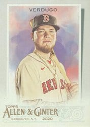 2020 Topps Allen & Ginter Base Set Alex Verdugo #236 card