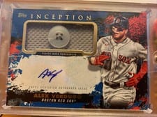 2021 Topps Inception Autograph Patch Cards Alex Verdugo #APC-AV card