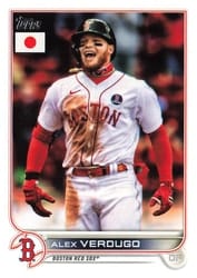 2022 Topps Japan Edition Base Set Alex Verdugo #37 card