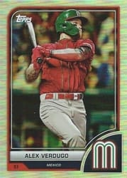 2023 Topps World Baseball Classic Base Set Alex Verdugo #30 card
