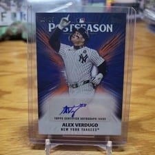 2025 Topps Postseason Performance Autograph Alex Verdugo #PPA-AE card
