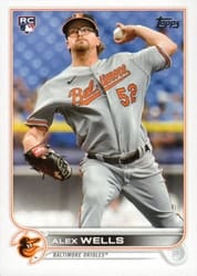 2022 Topps Base Set Alex Wells #118 card