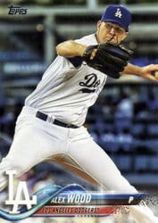 2018 Topps Base Set Alex Wood #65 card
