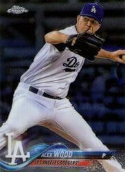 2018 Topps Chrome Base Set Alex Wood #39 card