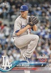 2018 Topps Opening Day Base Set Alex Wood #196 card