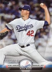 2018 Topps Topps Salute (Series One) Alex Wood #TS-13 card