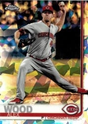 2019 Topps Chrome Sapphire Edition Base Set Alex Wood #464 card