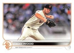 2022 Topps Base Set Alex Wood #494 card