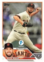 2023 Topps 1st Edition Base Set Alex Wood #304 card
