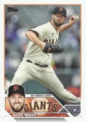 2023 Topps Base Set Alex Wood #304 card
