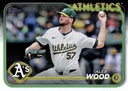 2024 Topps Update Base Set Alex Wood #US276 card