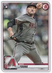 2020 Bowman Base Set Alex Young #69 card