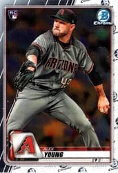 2020 Bowman Chrome Base Set Alex Young #66 card