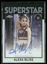 Alexa Bliss 2026 Topps Chrome WWE 1986 Topps Autographs card