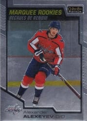 2020-21 O-Pee-Chee Platinum Base Set Alexander Alexeyev #174 card
