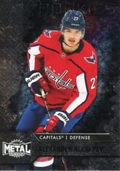 2020-21 SkyBox Metal Universe Base Set Alexander Alexeyev #102 card