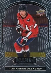 2020-21 Upper Deck Allure Base Set Alexander Alexeyev #86 card