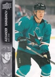 2021-22 Upper Deck Base Set Alexander Barabanov #392 card