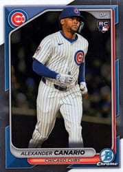 2024 Bowman Chrome Base Set Alexander Canario #38 card