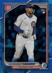 2024 Bowman Chrome Sapphire Edition Base Set Alexander Canario #38 card