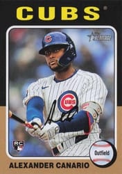 2024 Topps Heritage Base Set Alexander Canario #676 card