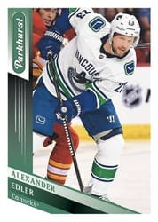 2019-20 Parkhurst Base Set Alexander Edler #191 card