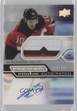 2021-22 Upper Deck Premier Acetate Rookie Autograph Patch Alexander Holtz #AR-AH card