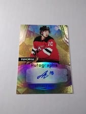 2021-22 Upper Deck Synergy Rookie Autographs Alexander Holtz #AR-AH card