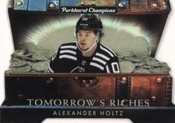 2022-23 Parkhurst Champions Tomorrow's Riches Alexander Holtz #TR-23 card