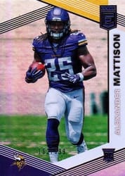 2019 Donruss Elite Base Set Alexander Mattison #131 card