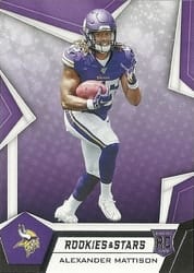 2019 Panini Rookies & Stars Base Set Alexander Mattison #139 card