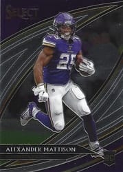 2019 Panini Select Base Set Alexander Mattison #284 card