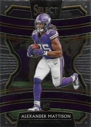 2019 Panini Select Base Set Alexander Mattison #64 card