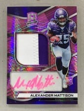 2019 Panini Spectra Alexander Mattison #230 card