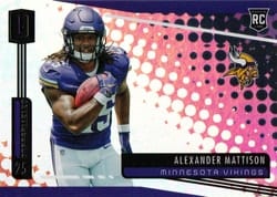 2019 Panini Unparalleled Base Set Alexander Mattison #272 card