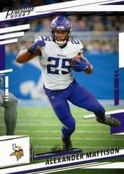 2022 Panini Prestige Base Set Alexander Mattison #191 card