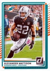 2025 Donruss Base Set Alexander Mattison #162 card