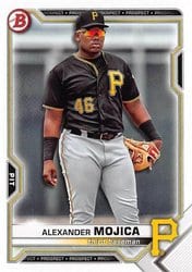 2021 Bowman Draft Base Set Alexander Mojica #BD-75 card