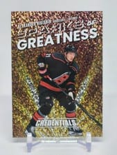 2025-26 Upper Deck Credentials Sparks of Greatness Alexander Nikishin #SG-4 card
