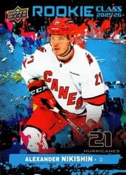 2025-26 Upper Deck Rookie Class Commemorations Alexander Nikishin #RC-18 card