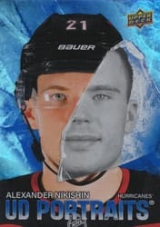 2025-26 Upper Deck UD Portraits Alexander Nikishin #P-47 card