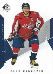 2018-19 SP Authentic Base Set Alexander Ovechkin #1 card