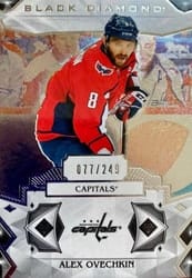 2019-20 Upper Deck Black Diamond Base Set Alexander Ovechkin #BDB-AO card