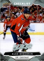 2019-20 Upper Deck MVP Base Set Alexander Ovechkin CL #100 card