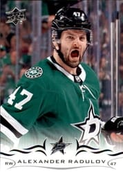2018-19 Upper Deck Base Set Alexander Radulov #311 card