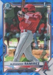 2021 Bowman Sapphire Edition Base Set Alexander Ramirez #BCP-145 card
