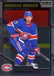 2020-21 O-Pee-Chee Platinum Base Set Alexander Romanov #198 card