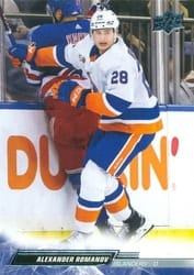 2022-23 Upper Deck Base Set Alexander Romanov #587 card