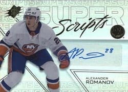 2024-25 SPx SuperScripts Alexander Romanov #SS-AR card