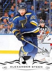 2018-19 Upper Deck Base Set Alexander Steen #155 card